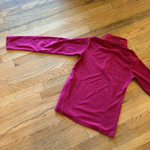 Columbia Fuchsia long sleeve fleece 1/4 zipper Small - Picture 8 of 10